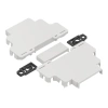 Obudowa modułowa na szynę DIN ZD1001J-C, 90 × 18 × 65 mm, ABS, szara, Kradex
