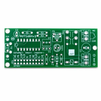 Automatyczny wyłącznik czasowy 12V z przekaźnikiem - PCB do projektu AVT 1684