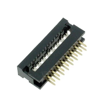 Przejście IDC taśma-PCB 16 styków, raster przewodów 1,27 mm, do wlutowania, Z-LPV16