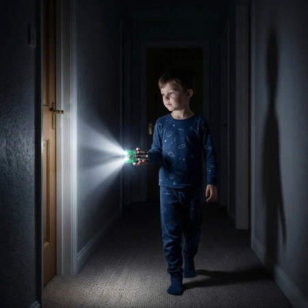 Latarka LED na baterie. Zestaw DIY do nauki lutowania AVT EDU627