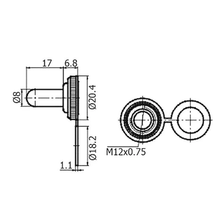 Osłona WPC06 do KN3B/Dxxx, z oringiem
