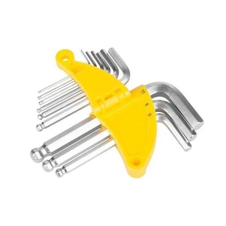 Komplet kluczy imbus HEX 9szt, RB-1107