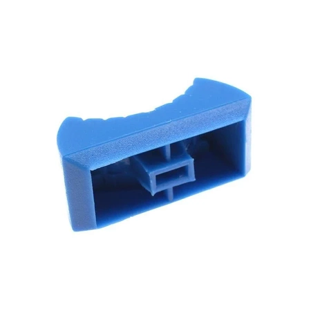 Gałka do potencjometru suwakowego - niebieska 24x11x11mm na trzpień 4mm