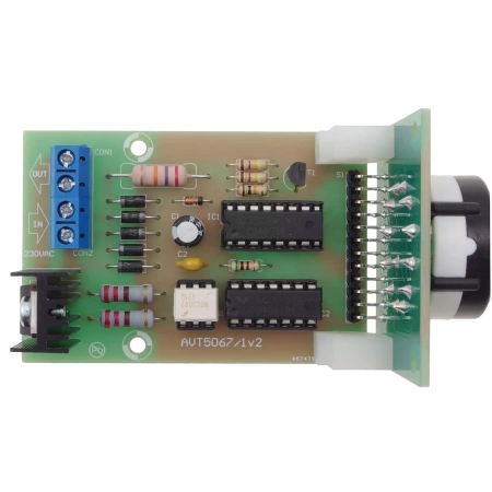 Regulator mocy - maksymalne obciążenie 12A / 230Vac (2.5 kW) - KIT AVT 5067