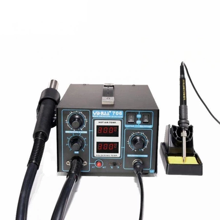 Stacja Lutownicza WEP 706 2w1 TWIN TURBO 168L/Min