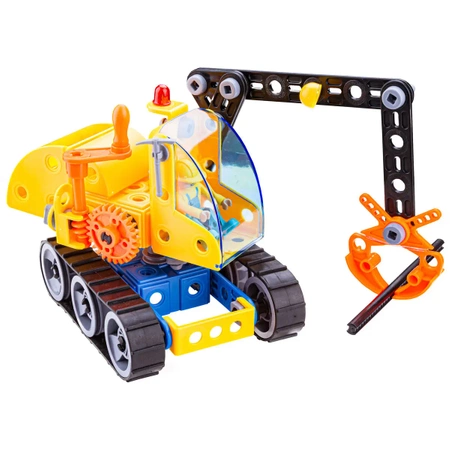 Klocki konstrukcyjne: Maszyny, pojazdy budowlane 6w1