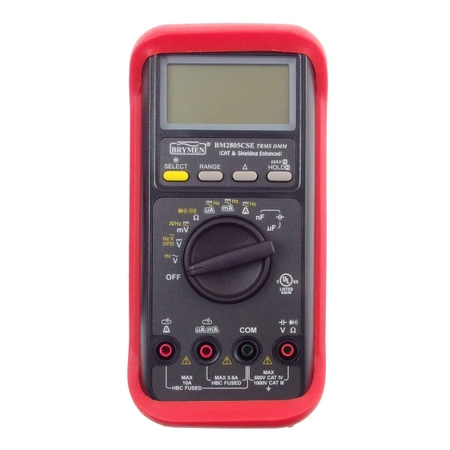 Miernik 6000 [V, A, om] TTL, NCV, z dodatkową ochroną EMI do pojazdów elektrycznych i hybryd BRYMEN BM2805CSE