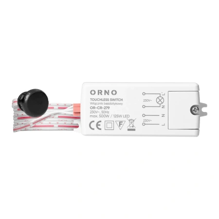 Włącznik bezdotykowy dwubiegunowy 500 W ORNO OR-CR-279