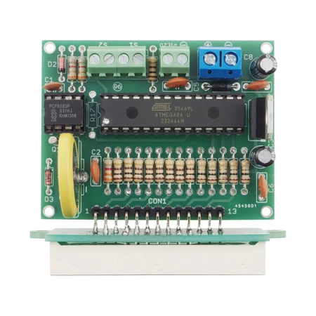 Prosty zegar LED, biały wyświetlacz - KIT AVT 3132/WH