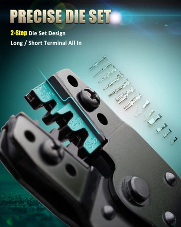 Zaciskarka konektorów nieizolowanych 0.25-2.5mm2, BLS, KNX, Proskit CP-751A