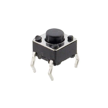 Mikroprzełącznik tact switch 1,5 mm THT 6 × 6 mm, wysokość 5 mm
