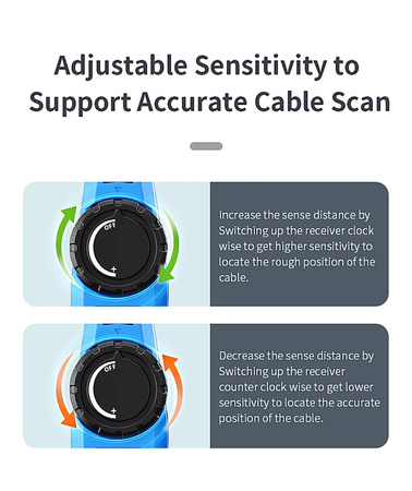Tester sieci LAN szukacz par przewodów NOYAFA NF-B509