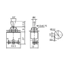 Przełącznik dźwigniowy ON-OFF-ON KN3B-103 3-poz. pojedynczy SPDT 3P