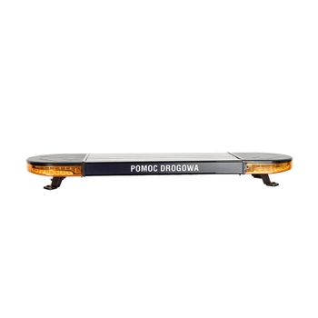 Belka ostrzegawcza LED na dach pojazdu, 127 cm, 60W, 48 LED, światło pomarańczowe, śruby, BLK0035