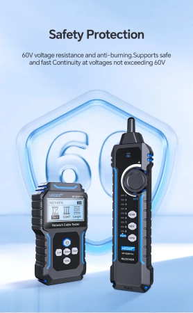 Profesjonalny tester kabli sieciowych, Tester LAN Noyafa NF-8209 PRO