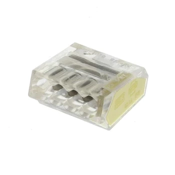 Szybkozłącze instalacyjne zatrzaskowe 4-polowe 450 V 24 A do przewodów 2,5 mm², TLZ254-04