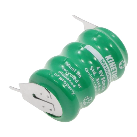 Akumulator NiMH 4.8V 80mAh - 3 piny - do druku - Kinetic MH80B4AL3