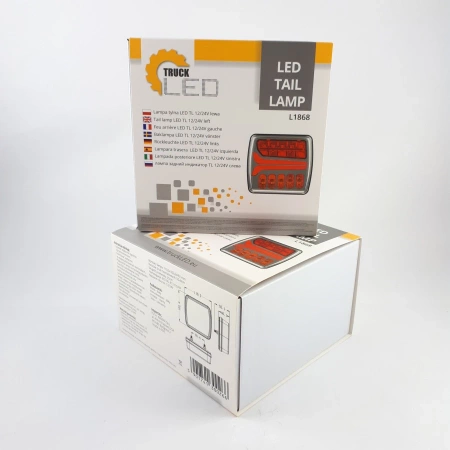 Lampa tylna LED zespolona, strona lewa, 12/24V dynamiczny kierunek, L1868