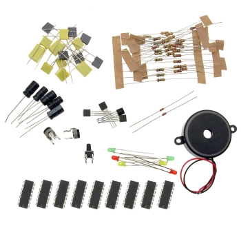 Zestaw elementów do nauki elektroniki. Kurs dla początkujących - Lekcja nr 6 - 13 ćwiczeń - EDW A06