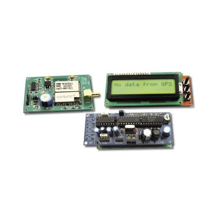 Prędkościomierz GPS z wyświetlaczem LCD - PCB i mikroprocesor do projektu AVT 5123