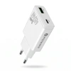 Ładowarka sieciowa GaN 45W USB-C PD + USB-A QC3.0 - super slim everActive SC-460Q