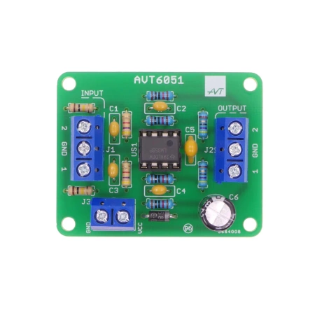 Podwójny konwerter napięcia z 0-5V na 0-10V - zlutowany KIT AVT 6051
