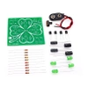 Czterolistna koniczynka LED, AVTEDU623. Zestaw DIY do nauki lutowania