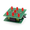 Elektroniczna kostka do gry LED - zlutowany KIT AVT 1661
