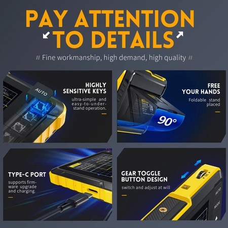 Oscyloskop 200kHz, LCD 2.8 cala, FNIRSI DSO152