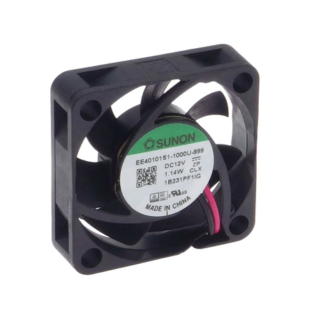 Wentylator osiowy Sunon 40×40×10 mm, 12 V DC, 14 m³/h, 29 dB(A)