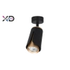 Kinkiet GU10 LED x1 czarny+złoty, XUDO IK261B