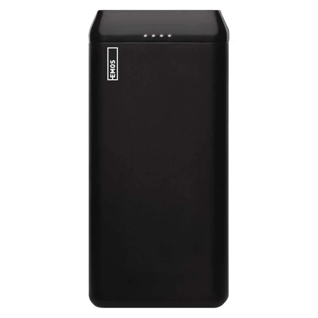 PowerBank 20000mAh EMOS ALPHA2, 10W, czarny, przewód w zestawie