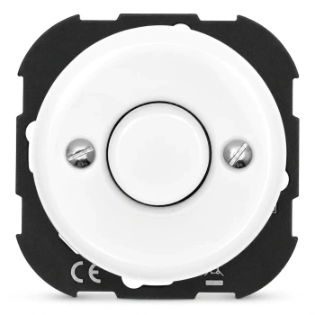 Dimmer LED 0.5-150VA ceramiczny podtynkowy moduł bez ramki okrągły biały Ceramic Loft