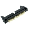 Wtyk IDC 40 styków, kątowy, do montażu na PCB, raster 2,54 mm, z zatrzaskami, Z-WS40VW