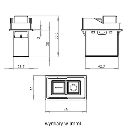 Wyłącznik elektromagnetyczny KJD6 6A/250V
