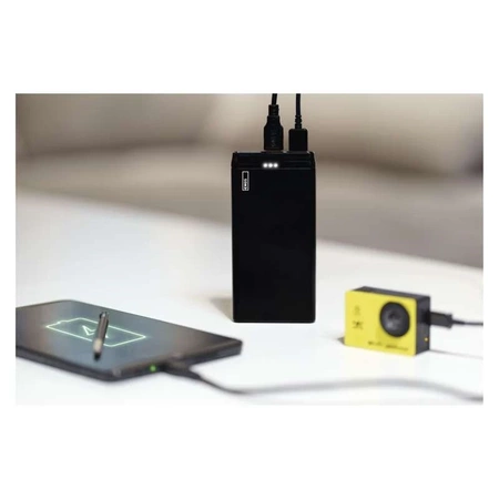 PowerBank 10000mAh 10A, przewód USB-C i micro USB, EMOS ALPHA 10S