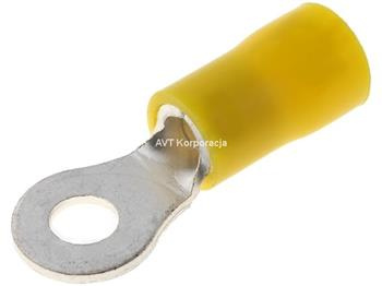 Końcówka oczkowa M4 izolowana , 4.3mm, 4-6mm, SGE