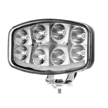 Reflektor drogowy LED samochodowy, 2 funkcje: pozycyjne, drogowe, 4925 lm, 55W, 18 LED, 12V/24V, L3413