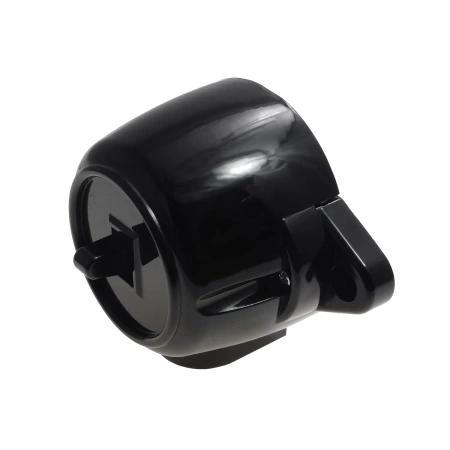 Włącznik dzwonkowy, montaż natynkowy, kolor czarny, seria Retro PRL