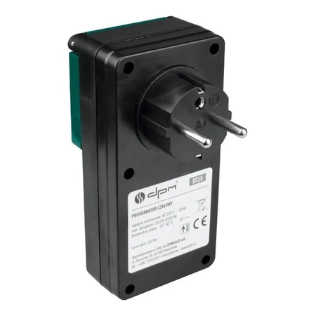 Programator czasowy analogowy z czujnikiem zmierzchu, IP44, DT15