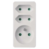 Rozgałęźnik sieciowy 230 V, 3 gniazda, 10 A, EMOS P0025