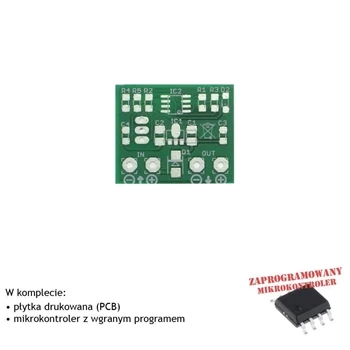 Softstart do żarówek samochodowych i nie tylko, PCB i mikroprocesor do projektu AVT5701