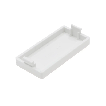 Moduł 1/2 - biała zaślepka do ramki Tawoia Glass