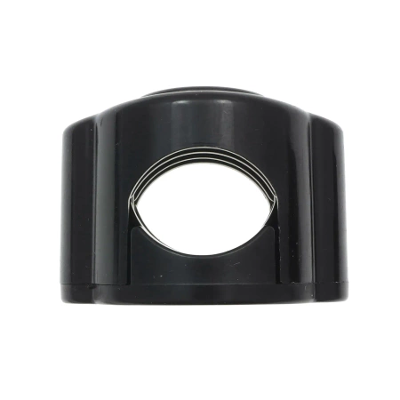 Uchwyt kabla plastikowy 42×32 mm natynkowy czarny - Retro PRL