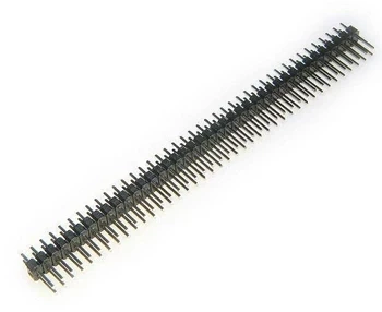 Listwa kołkowa goldpin 2x40 pin, raster 2,54 mm, prosta