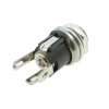 Gniazdo zasilania DC 2.5/5.5 metalowe prz./nakr.