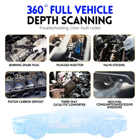 Tester OBD II z Bluetooth 5.1 FNIRSI FD10