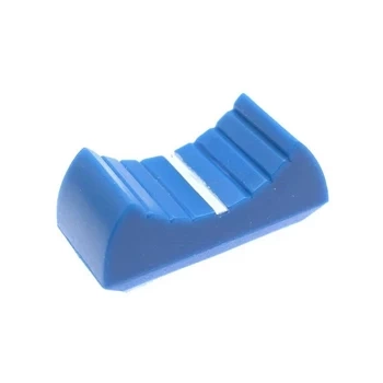 Gałka do potencjometru suwakowego - niebieska 24x11x11mm na trzpień 4mm