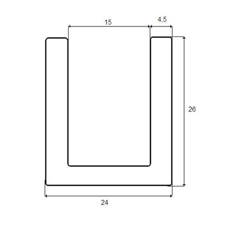 Blaszka do zgrzewania ogniw U
