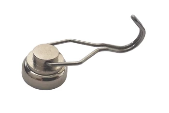Magnes neodymowy okrągły średnica 32mm z obrotowym haczykiem - MAG189